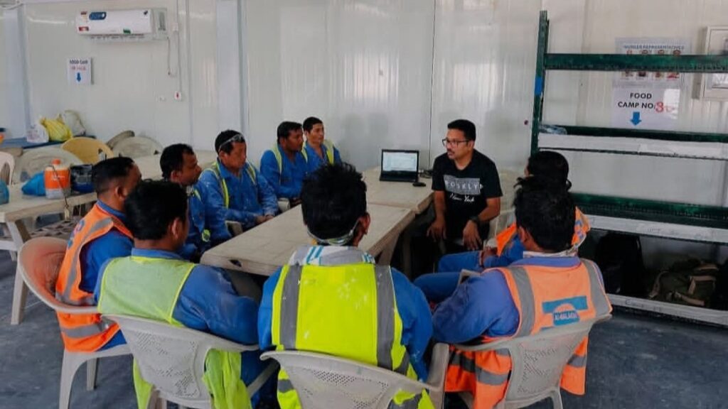 Work site Operational training in doha
