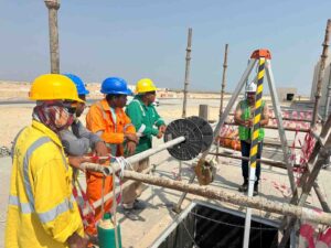 Confined space practical training in Qatar