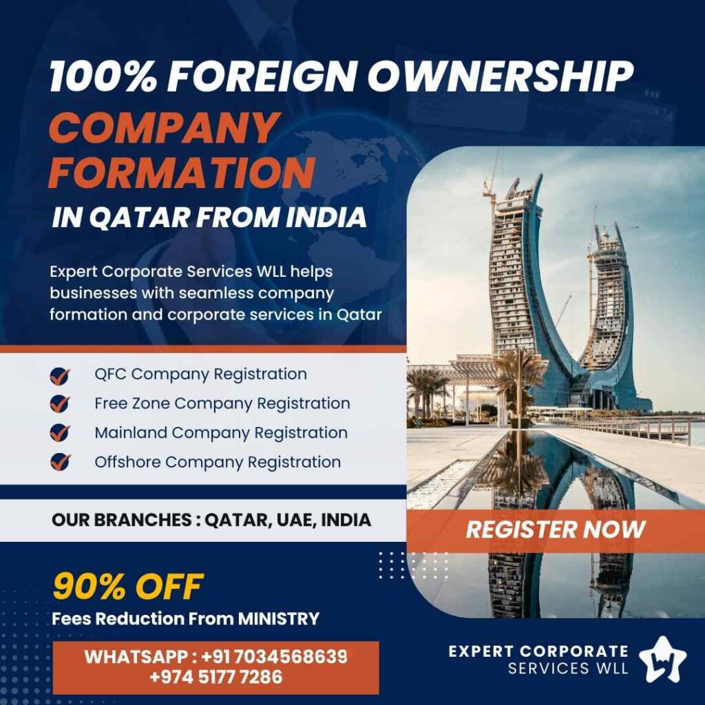 Foreign Ownership company formation in Qatar