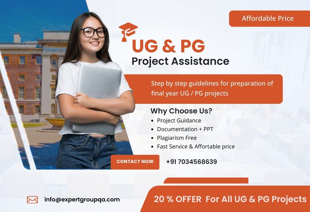 UG & PG Project Assistance in Qatar, UAE & India – Affordable Final Year Project Help