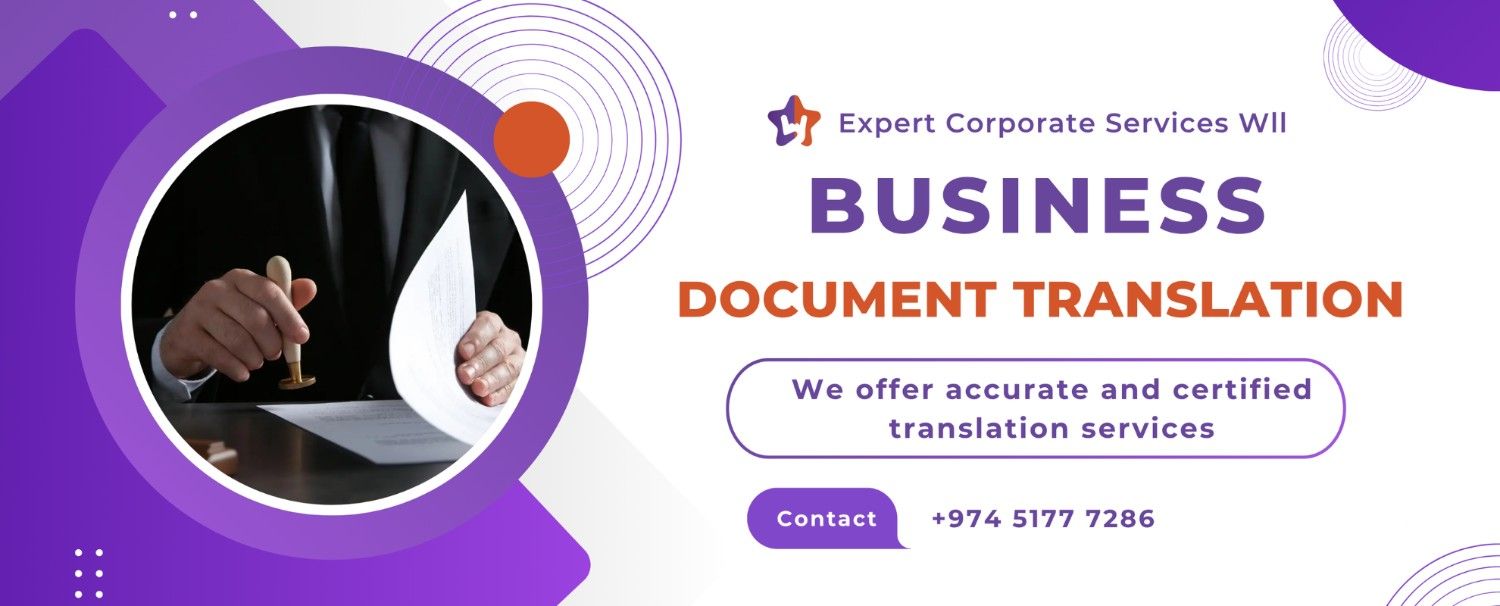 Best Business Document Translation in qatar