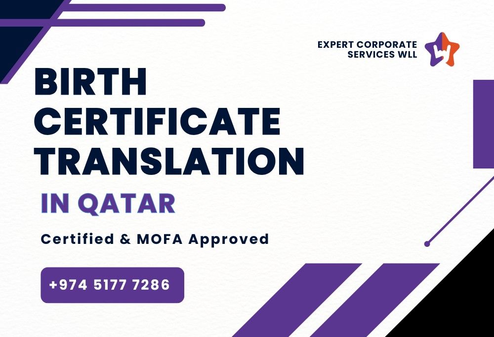 Birth Certificate Translation in Qatar