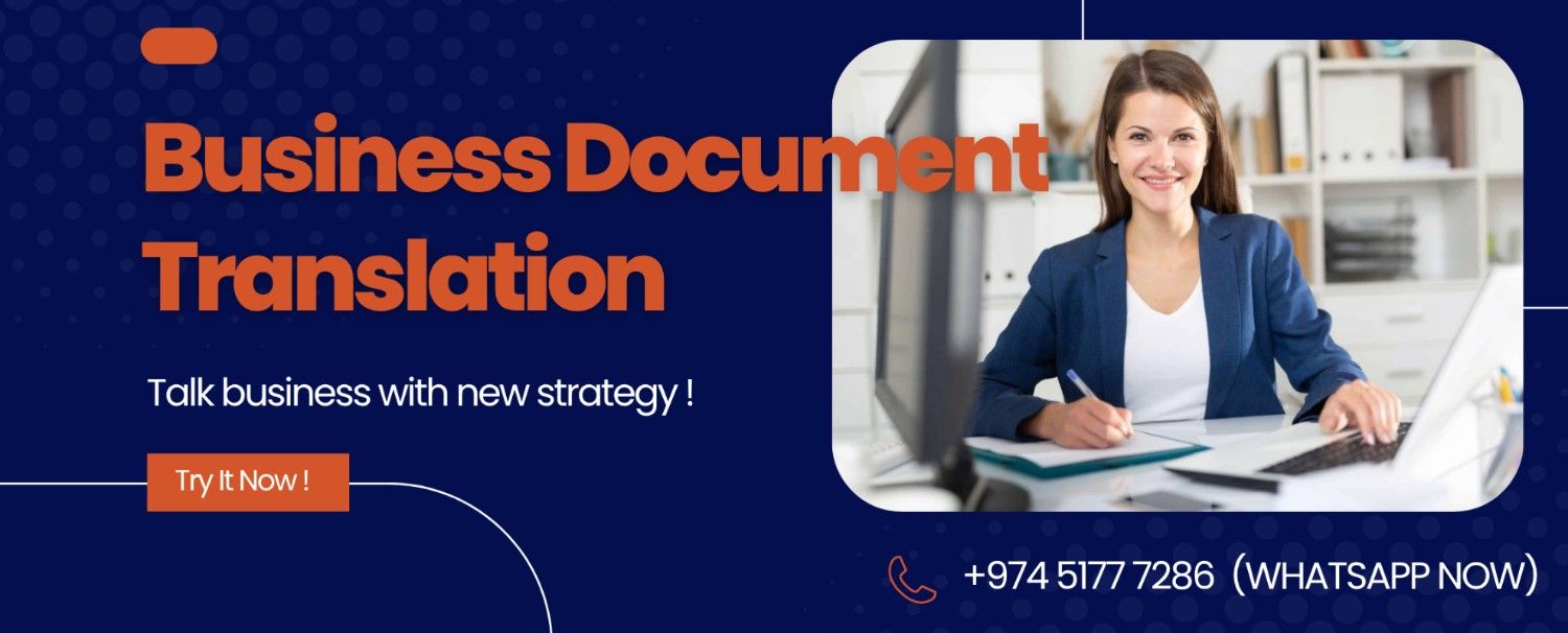 Business Document Translation in qatar